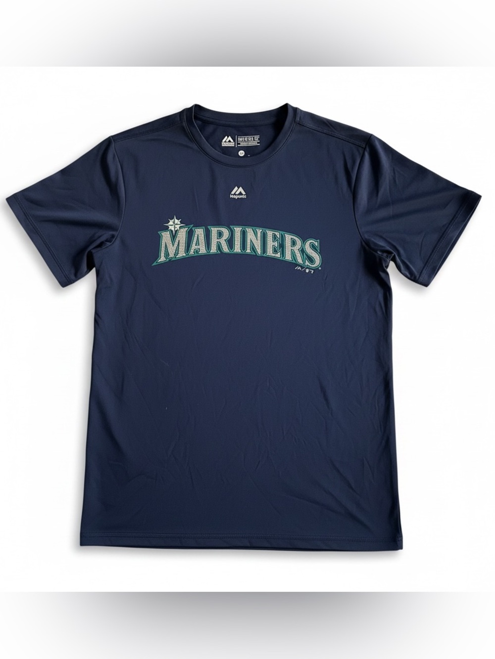 Majestic Seattle Mariners Cool Base Evolution Tee Youth XL EUC